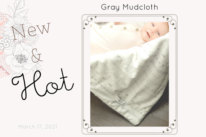 Introducing Our Newest Pattern: Gray Mudcloth