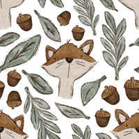 Stretchy Swaddle Blanket | Personalized Fox Baby Blanket With Name - Soft, Breathable Wrap