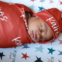 Carter Rusty Nail Stretchy Swaddle