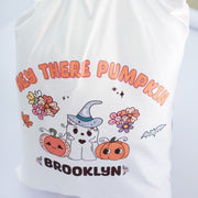 Halloween Treat Bag  Personalized Minky Pillowcase for Kids