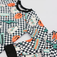 Ghosts On Skateboards Halloween Pajamas