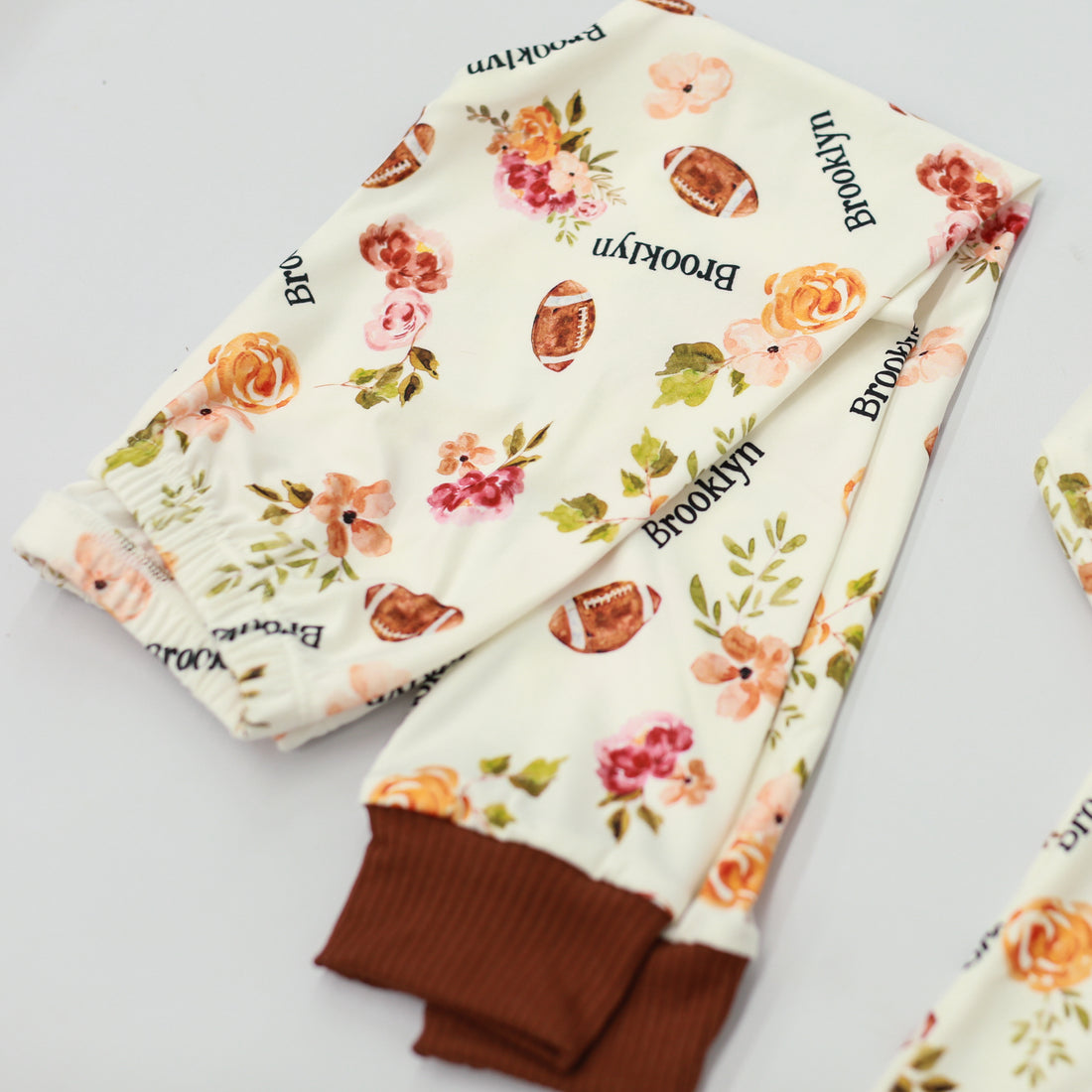 Football Pajamas Size 3T-12 (Boy and Girl Options)