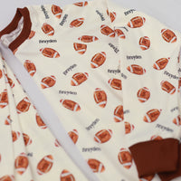 Football Pajamas Size 3T-12 (Boy and Girl Options)