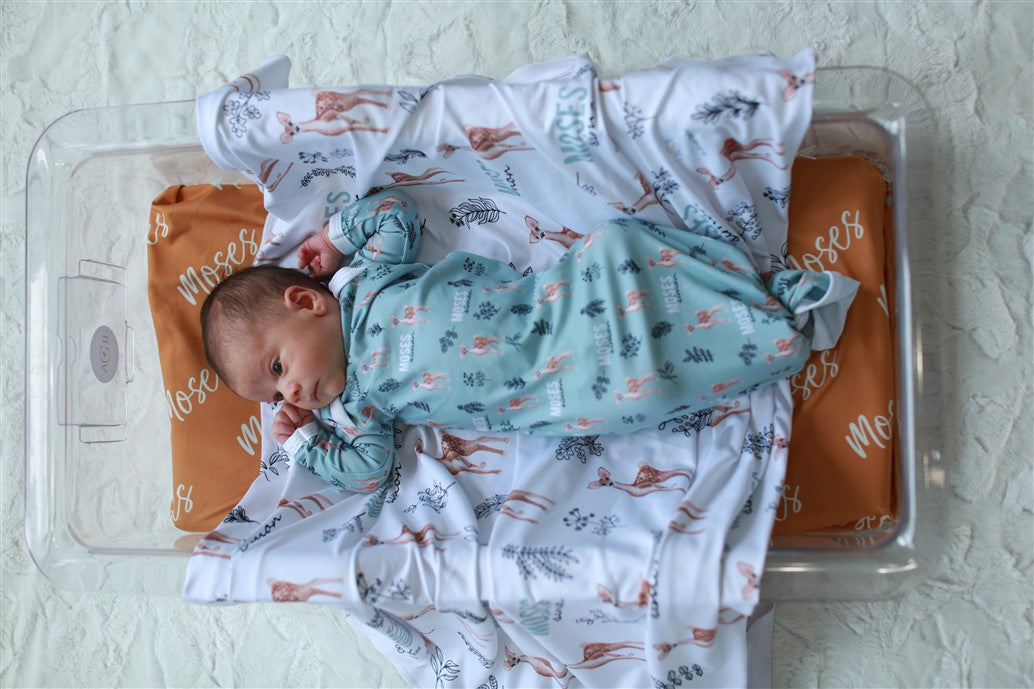 Moses Knotted Baby Gown