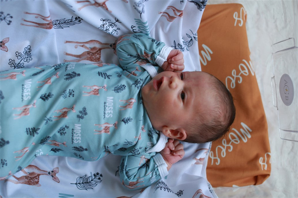 Moses Knotted Baby Gown