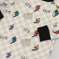 Lightning Bolt Pajamas - Short or Long Sleeve (3 months to kids 14)