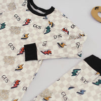 Lightning Bolt Pajamas - Short or Long Sleeve (3 months to kids 14)