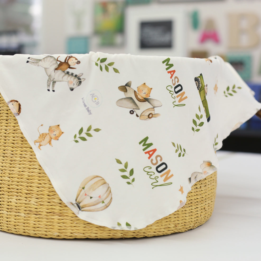 Sergeant Safari Stretchy Swaddle