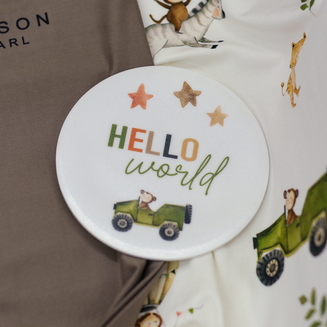Sergeant Safari Baby Announcement Disk