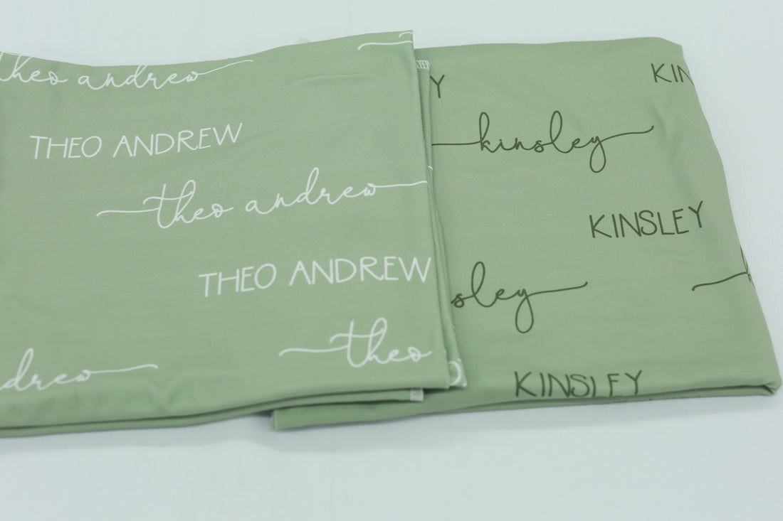 Stretchy Baby Swaddle - Personalized Solid Color Blanket | Soft, Breathable Wrap