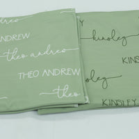 Stretchy Baby Swaddle - Personalized Solid Color Blanket | Soft, Breathable Wrap