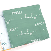 Stretchy Baby Swaddle - Personalized Solid Color Blanket | Soft, Breathable Wrap