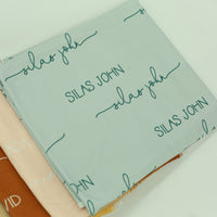 Stretchy Baby Swaddle - Personalized Solid Color Blanket | Soft, Breathable Wrap