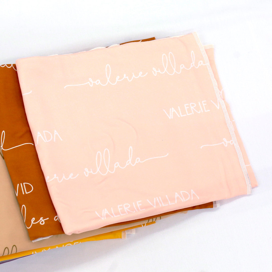 Camden Pale Peach Stretchy Swaddle