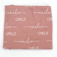 Stretchy Baby Swaddle - Personalized Solid Color Blanket | Soft, Breathable Wrap