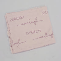 Stretchy Baby Swaddle - Personalized Solid Color Blanket | Soft, Breathable Wrap