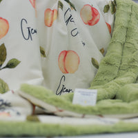 Georgia Peach Minky Deluxe Throw