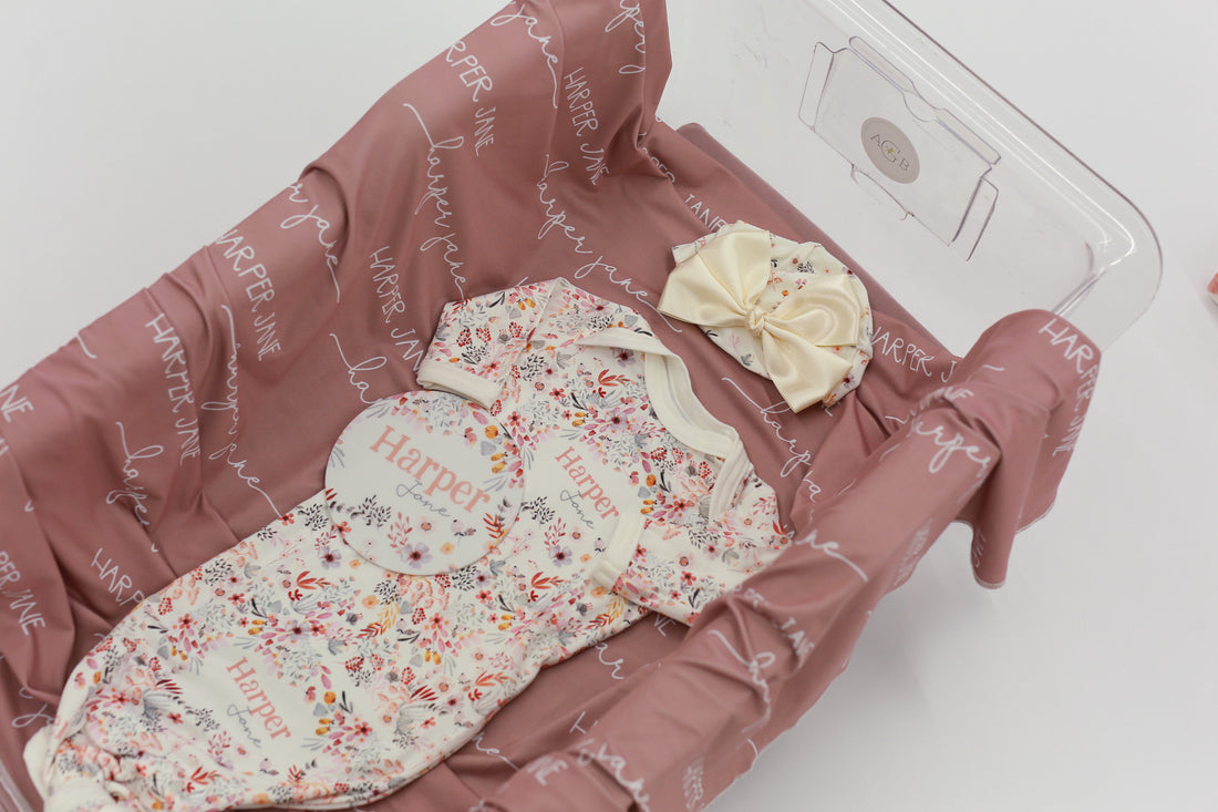 Harper Jane Knotted Baby Gown