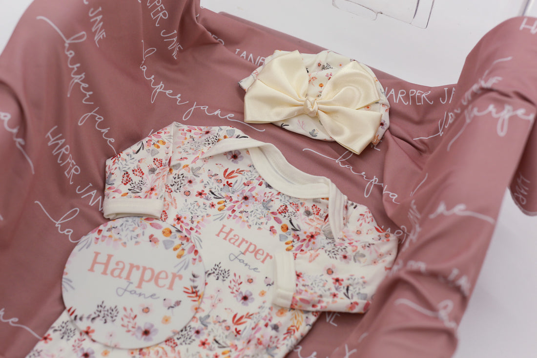 Harper Jane Knotted Baby Gown
