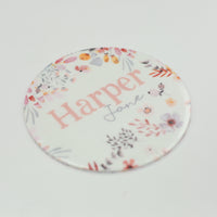 Harper Jane Round Announcement Disk
