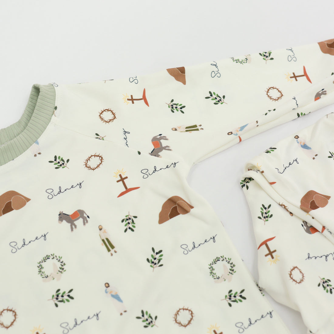 He is Risen Personalized Easter PJs