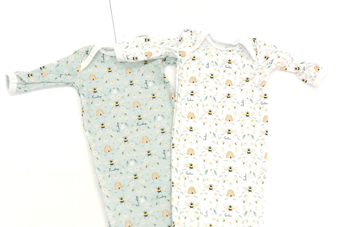 Bee's Knees Knotted Baby Gown