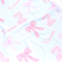 Heirloom Bows Pink Birthday Girl Pajamas - Short or Long Sleeve (3 months to kids 14)