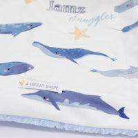 Whales Baby Deluxe Blanket