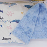 Whales Baby Deluxe Blanket