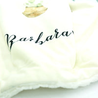 Green Thumb Mom Blanket –Plant Lover  Personalized Cozy Snuggle Throw with Custom Name