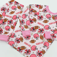 Cheerleader Print Personalized Pajamas for Girls, Fun & Comfy Outfit