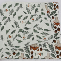 Stretchy Swaddle Blanket | Personalized Fox Baby Blanket With Name - Soft, Breathable Wrap