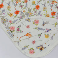 Personalized Baby Swaddle – Floral Baby Blanket | Bailey Floral Soft Breathable Fabric Wrap