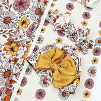 Courtney Floral Stretchy Swaddle
