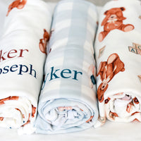 Stretchy Baby Swaddle – 3 Pack Teddy Bear Swaddling Blankets for Newborn Sleep