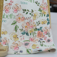 Minky Baby Blanket – Plush Pink Floral Double Sided Deluxe Infant Blanket