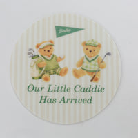 Personalized Baby Boy Set – Golfing Teddy Bear Complete Layette Set Gift for Golfer With Keepsake Blankie