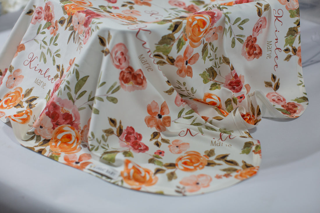 Patti's Fall Floral Stretchy Swaddle