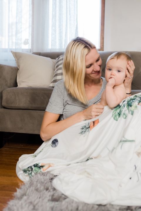 Green Thumb Mom Blanket –Plant Lover  Personalized Cozy Snuggle Throw with Custom Name