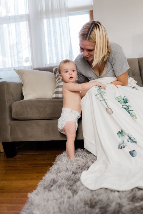 Green Thumb Mom Blanket –Plant Lover  Personalized Cozy Snuggle Throw with Custom Name