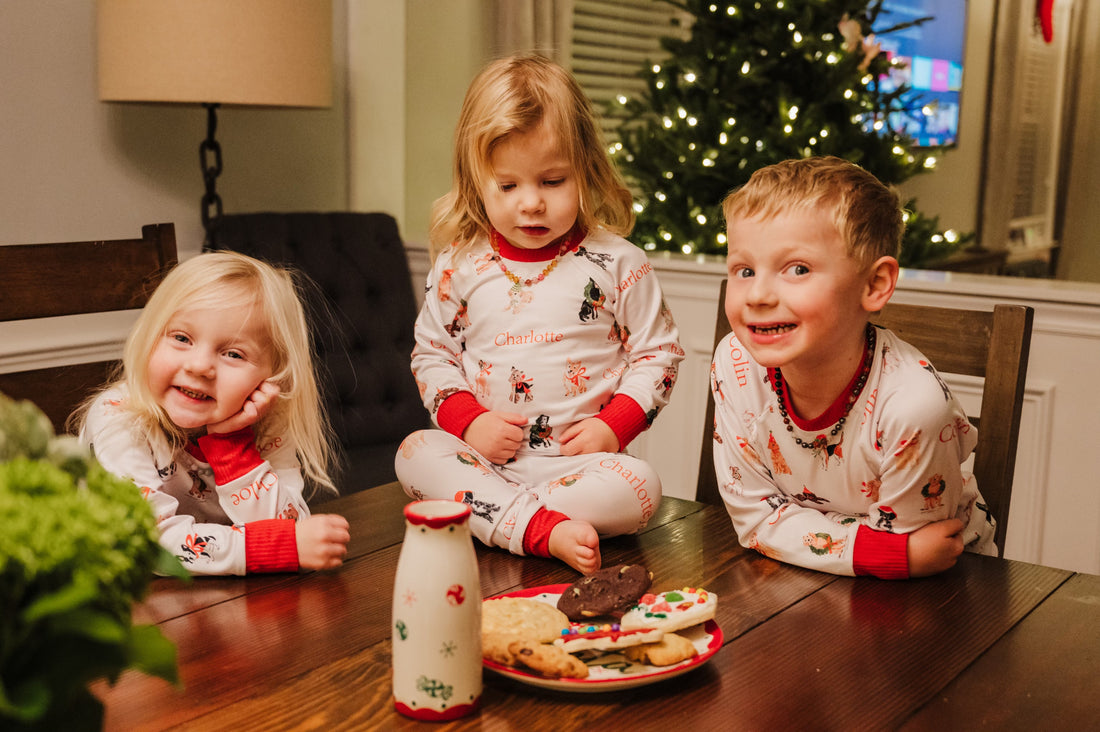 Christmas Puppies Pajamas – Kids Christmas Pajamas | Cozy Holiday Nightwear