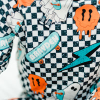 Ghosts On Skateboards Halloween Pajamas