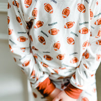 Football Pajamas Size 3T-12 (Boy and Girl Options)