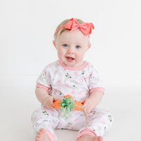 Abigail Floral Pajamas - Short or Long Sleeve (3 months to kids 14)