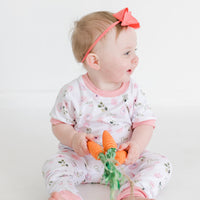 Abigail Floral Pajamas - Short or Long Sleeve (3 months to kids 14)