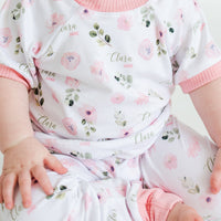 Abigail Floral Pajamas - Short or Long Sleeve (3 months to kids 14)