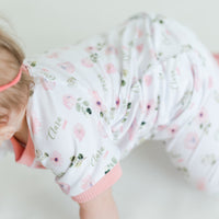 Abigail Floral Pajamas - Short or Long Sleeve (3 months to kids 14)