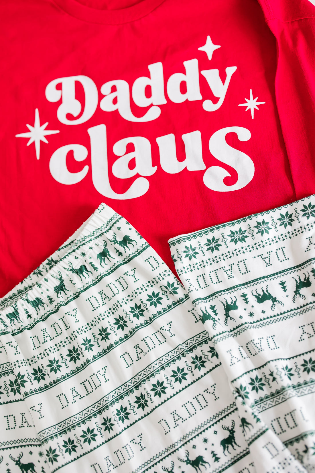 Adult Holiday Knit Stripe Pajamas (Straight Leg)