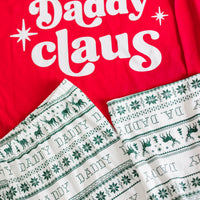 Adult Holiday Knit Stripe Pajamas (Straight Leg)