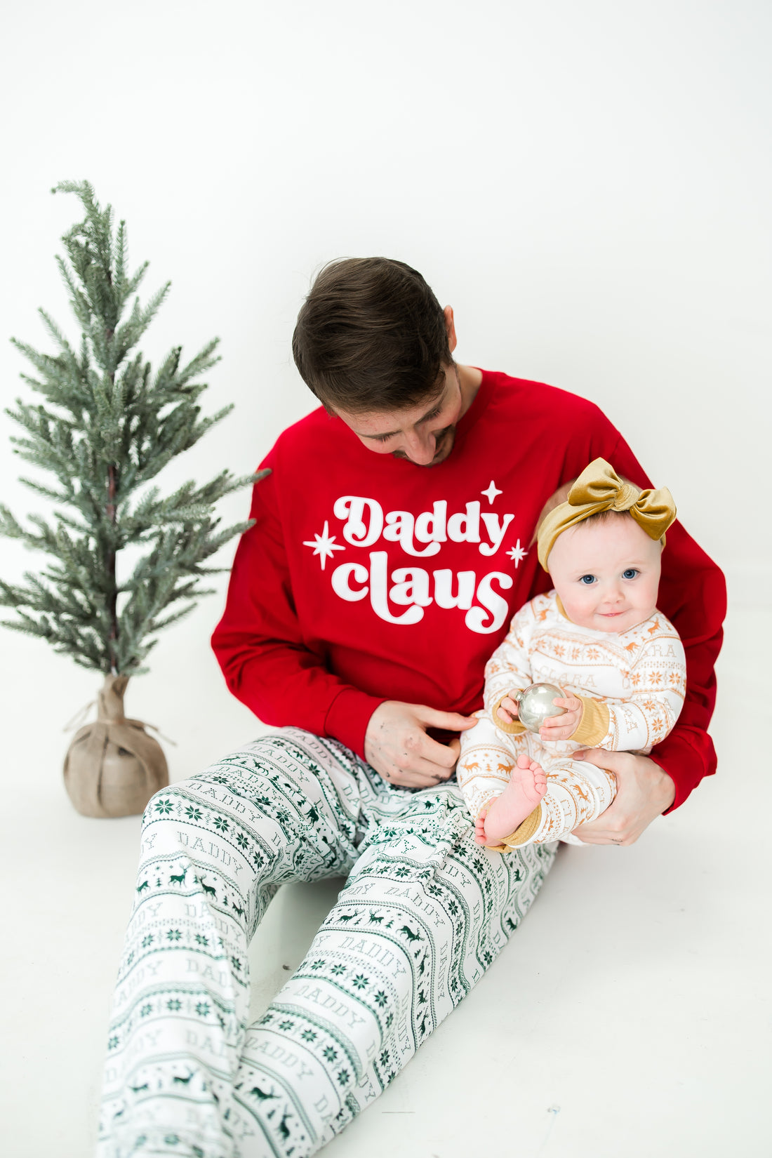Adult Holiday Knit Stripe Pajamas (Straight Leg)